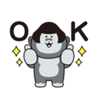 おかっぱゴリラ（個別スタンプ：3）