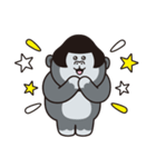 おかっぱゴリラ（個別スタンプ：5）