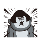 おかっぱゴリラ（個別スタンプ：17）