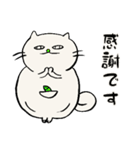 でぶ猫と魚【毎日使える】（個別スタンプ：8）