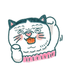 よく使う言葉♪ハチワレねこ【はち田さん】（個別スタンプ：4）