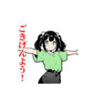 【動く】変な踊りガールズ（個別スタンプ：2）