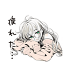 眠気MAXゆるだら女子（個別スタンプ：20）