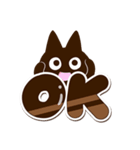 かわクロ【でか文字】（個別スタンプ：5）