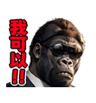 サングラスしたゴリラ【台湾】（個別スタンプ：13）