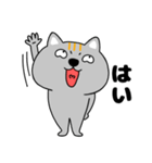 【敬語】ネコ三兄弟二郎26（個別スタンプ：9）