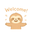 ナマケモノ英語スタンプ（個別スタンプ：6）