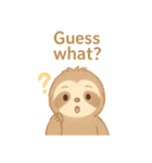 ナマケモノ英語スタンプ（個別スタンプ：31）
