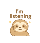 ナマケモノ英語スタンプ（個別スタンプ：33）