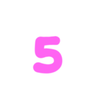 3-3ひらがな(ピンク)アレンジ用等 平仮名（個別スタンプ：18）