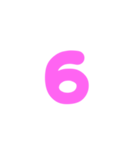 3-3ひらがな(ピンク)アレンジ用等 平仮名（個別スタンプ：19）