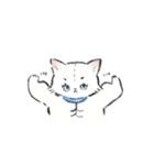 ねこっ 日常スタンプ（文字無し）（個別スタンプ：22）