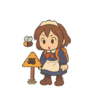 登山メイドのスタンプ（個別スタンプ：10）