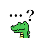 どことなく疲れてそうなわに（個別スタンプ：2）