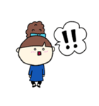 お団子ヘアの乙女（四女）（個別スタンプ：3）