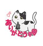 日常使い♡可愛い猫スタンプ【ろくちゃん】（個別スタンプ：3）