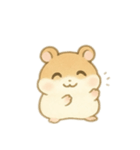 ハムスター表情豊か文字なし（個別スタンプ：4）