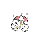 ねこまめ星のしろまめ村の住民（個別スタンプ：6）