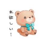 やさしいくまの暑い日（個別スタンプ：6）