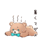 やさしいくまの暑い日（個別スタンプ：10）