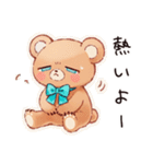 やさしいくまの暑い日（個別スタンプ：12）