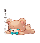 やさしいくまの暑い日（個別スタンプ：28）