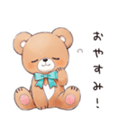 やさしいくまの暑い日（個別スタンプ：35）