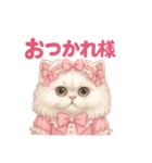 ふわふわ無表情＊ペルシャ猫スタンプ（個別スタンプ：7）
