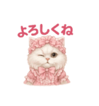 ふわふわ無表情＊ペルシャ猫スタンプ（個別スタンプ：19）