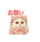 ふわふわ無表情＊ペルシャ猫スタンプ（個別スタンプ：27）