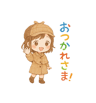 ちび探偵スタンプ·毎日使える！（個別スタンプ：7）