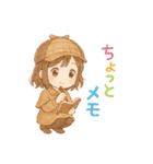 ちび探偵スタンプ·毎日使える！（個別スタンプ：12）