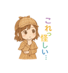 ちび探偵スタンプ·毎日使える！（個別スタンプ：24）