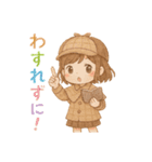 ちび探偵スタンプ·毎日使える！（個別スタンプ：35）