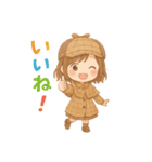 ちび探偵スタンプ·毎日使える！（個別スタンプ：36）