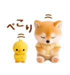 ラフな敬語の癒ししばいぬ（個別スタンプ：11）