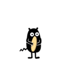 【動く】くろこげ♪パーカッション演奏（個別スタンプ：5）