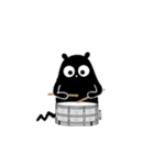 【動く】くろこげ♪パーカッション演奏（個別スタンプ：10）
