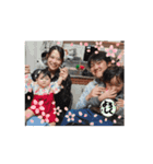 ワタシ華族ニコニコ（個別スタンプ：7）