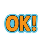 ゆるっと、文字だけ（個別スタンプ：5）