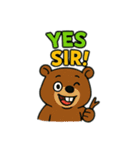 動物たちの日常スタンプ(英語)（個別スタンプ：10）