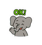 動物たちの日常スタンプ(英語)（個別スタンプ：20）