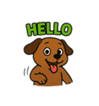 動物たちの日常スタンプ(英語)（個別スタンプ：25）