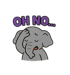 動物たちの日常スタンプ(英語)（個別スタンプ：38）