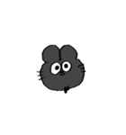 ●くろぴょんの顔スタンプ（個別スタンプ：4）