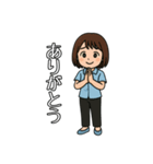さーやちゃんの組み合わせて使えるスタンプ（個別スタンプ：2）