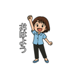 さーやちゃんの組み合わせて使えるスタンプ（個別スタンプ：4）