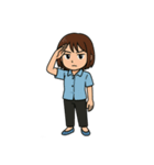 さーやちゃんの組み合わせて使えるスタンプ（個別スタンプ：14）