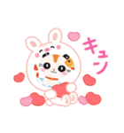 金魚を頭に乗せたにゃんこの癒しスタンプ（個別スタンプ：12）