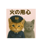 ニャンちゃってポリス ぎん＆ひめニャン（個別スタンプ：24）